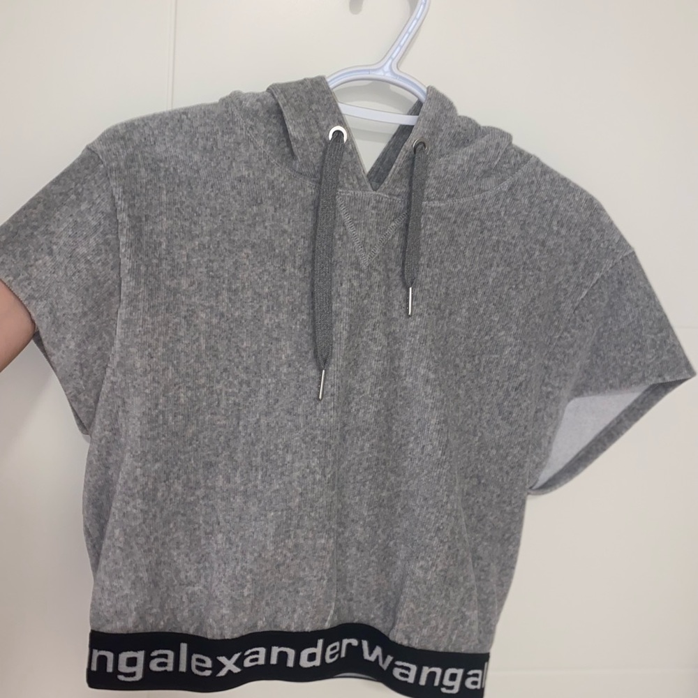 ALEXANDER WANG Cropped Hoodie